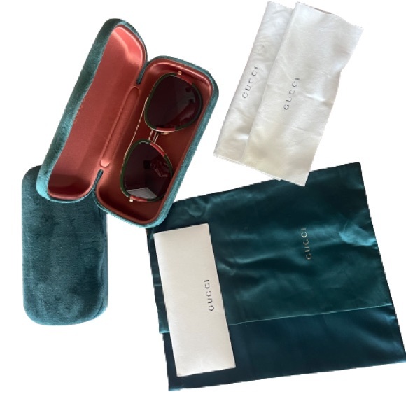 Gucci Aviator Metal Sunglasses - Picture 3 of 8